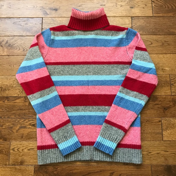Striped turtleneck sweater - Picture 2 of 6